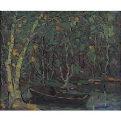 C.L. KIRCHNER (20th century German school) Pond