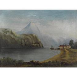 AMERICAN SCHOOL, Mountain Landscape