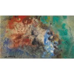 Ralph M. Rosenborg Watercolor and mixed media