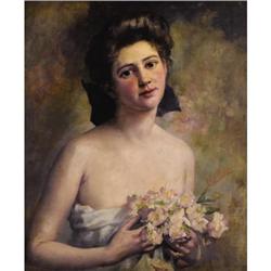 Charles Ayer Whipple, Portrait of a Young Woman