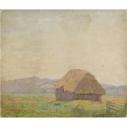 Bart John Blommers Oil on artist board Landscape