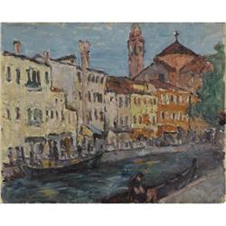 Early Twentieth Century School Oil