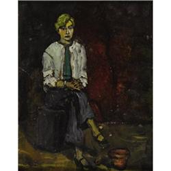 20th Century School Potrait of a Seated Lady