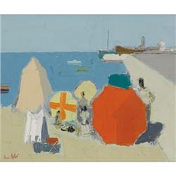 Pierre PaluÃ© Oil on canvas At The Beach