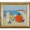Image 4 : Pierre PaluÃ© Oil on canvas At The Beach
