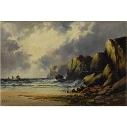 Attributed to William Edward Webb Oil on canvas