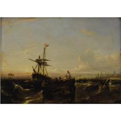 William Adolphus Knell Oil on panel