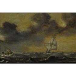 Dutch School Seventeenth Century Oil on board