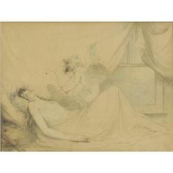 Attributed to Richard Westall Graphite and wash
