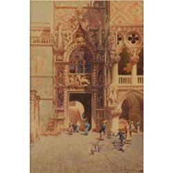 Umberto Ongania (Italian 19th Century)