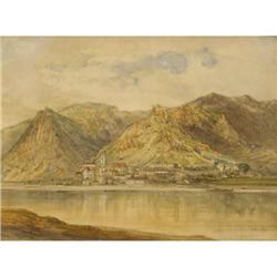 Late 19th Century Continental School A Village