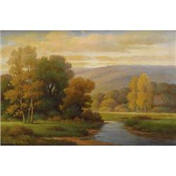 Howard Atkinson, American, Autumn landscape