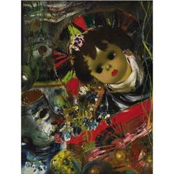 Jean Calogero (Italian, 1922) A Flower Girl,