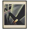 Image 4 : MAXIME DEFERT LITHOGRAPH GEOMETRIC COMPOSITION