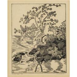 L. Rothenberg Engraving Central Park