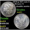 Image 1 : 1878-p 8tf vam 6 Morgan Dollar $1 Grades Select+ Unc