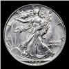 Image 2 : 1944-p Walking Liberty Half Dollar 50c Grades Select+ Unc