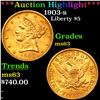 Image 1 : ***Auction Highlight*** 1903-s Gold Liberty Half Eagle $5 Grades Select Unc (fc)