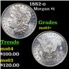 Image 1 : 1882-o Morgan Dollar $1 Grades Select+ Unc