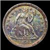 Image 2 : ***Auction Highlight*** 1856-p Seated Liberty Dime 10c Graded ms65+ By SEGS (fc)