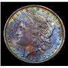 Image 2 : ***Auction Highlight*** 1886-o Rainbow Toned Morgan Dollar $1 Graded Select Unc By USCG (fc)