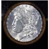 Image 2 : ***Auction Highlight***  AU/BU Slider Brinks Shotgun Morgan $1 Roll 1890 & S Ends Virtually UNC (fc)