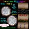 Image 1 : ***Auction Highlight*** Full solid date 1921-p Morgan silver $1 roll, 20 coins (fc)