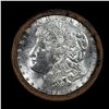 Image 2 : ***Auction Highlight*** Full solid date 1921-p Uncirculated Morgan silver dollar roll, 20 coins (fc)