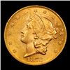 Image 2 : ***Auction Highlight*** 1873-p Open 3 Gold Liberty Double Eagle 20 Graded Select Unc By USCG (fc)