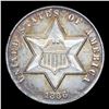 Image 2 : ***Auction Highlight*** 1866 Three Cent Silver 3cs Graded ms64 details By SEGS (fc)