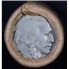 Image 2 : Buffalo Nickel Shotgun Roll in Old Bank Style 'Automat Horn & Hardart' Wrapper 1923 & D Mint Ends