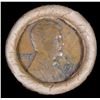 Image 2 : Mixed small cents 1c orig shotgun roll, 1916-S Wheat Cent, 1896 Indian Cent other end, Brandt Wrappe