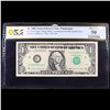 Image 2 : PCGS Mint Error Rare Overinking & Wet Ink Transfer Error 1988 $1 FRN Philadelphia, PA Graded au50 By