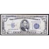 Image 2 : **Star Note** 1934B $5 Silver Certificate KEY DATE TO SERIES Grades vf+