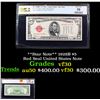 Image 1 : PCGS **Star Note** 1928B $5 Red Seal United States Note Graded vf30 By PCGS