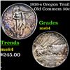 Image 1 : 1926-s Oregon Trail Old Commem Half Dollar 50c Grades Choice Unc