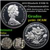 Image 1 : Proof 1970 Elizabeth II KM-78 $1 Canadian Commemorative  Grades GEM++ Proof Deep Cameo