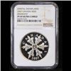 Image 2 : Proof ***Auction Highlight*** NGC 2007 Crystal Snowflakes Canada Iridescent 20 Graded pr69 DCAM By N
