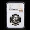 Image 4 : Proof ***Auction Highlight*** NGC 1955 TOP POP Franklin Half Dollar 50c Graded pr69* By NGC (fc)
