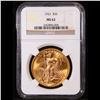 Image 2 : ***Auction Highlight*** NGC 1922-p Saint-Gaudens $20 Gold Double Eagle Graded ms62 By NGC (fc)