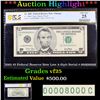 Image 1 : ***Auction Highlight*** PCGS 2001 $5 Federal Reserve Note Low 4 digit Serial # 00008000 Graded vf25 