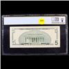 Image 3 : ***Auction Highlight*** PCGS 2001 $5 Federal Reserve Note Low 4 digit Serial # 00008000 Graded vf25 