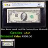 Image 1 : PCGS Mint Error 1969A $10 FRN Cutting Error FR-2019B Graded xf45 By PCGS