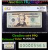 Image 1 : ***Auction Highlight*** PCGS 2004 $20 Federal Reserve Note Ultra Low Rare 3 digit Serial # 0000556 G