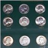 Image 2 : Virtually Complete 1932-1991 Washington Quarter 25c Book 155 Coins Including Proofs Missing only 3 c