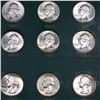 Image 5 : Virtually Complete 1932-1991 Washington Quarter 25c Book 155 Coins Including Proofs Missing only 3 c