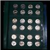 Image 6 : Virtually Complete 1932-1991 Washington Quarter 25c Book 155 Coins Including Proofs Missing only 3 c