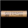 Image 4 : Mixed small cents 1c orig shotgun roll, 1917-d Wheat Cent, 1889 Indian Cent other end, Brandt Wrappe