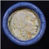 Image 2 : Buffalo Nickel Shotgun Roll in Old Bank Style 'Bell Telephone' Wrapper 1917 & S Mint Ends