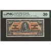 Image 1 : Canada BC-26a 1937 OSBORNE $50 VF30 PMG